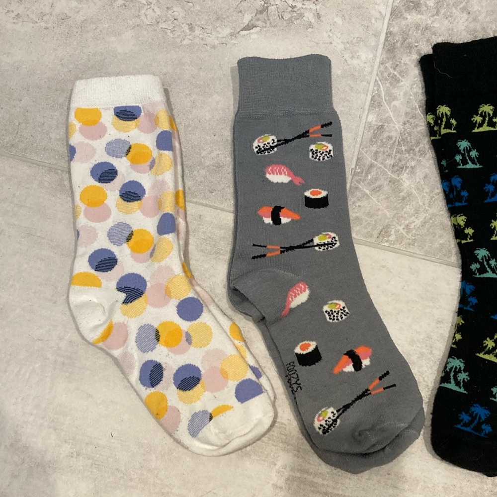 Colorful Patterned Socks Set - Picture 3 of 5